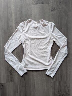 SKIMS Light Pink Long-Sleeve Lightweight Top